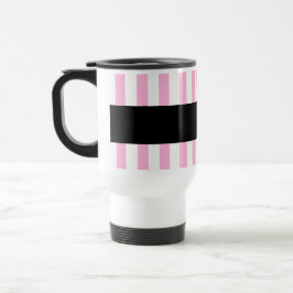 素晴らしい先生の補佐官のピンクのストライプA01 トラベルマグ