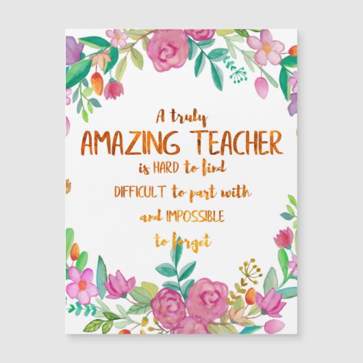 素晴らしい先生感謝ギフトのサインありがとう (正面)