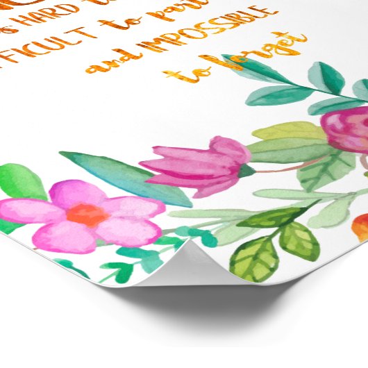 素晴らしい先生感謝ギフトのサインありがとう ポスター (角)