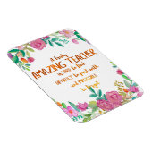 素晴らしい先生感謝ギフトのサインありがとう マグネット (右側)