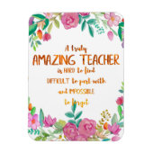 素晴らしい先生感謝ギフトのサインありがとう マグネット (縦)