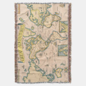 素晴らしい冒険の地図 スローブランケット (正面縦)