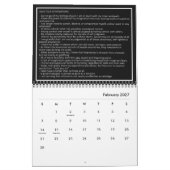 素晴らしい冗談のカスタムのカレンダー カレンダー (2月 2027)