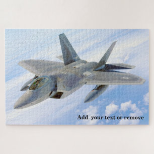 素晴らしい写真F-22ラプターUSAF戦闘機 ジグソーパズル