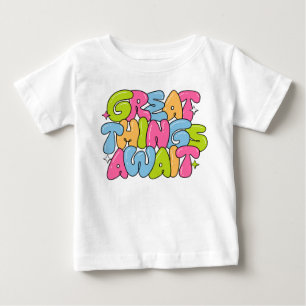 素晴らしい出来事が待っている ベビーTシャツ