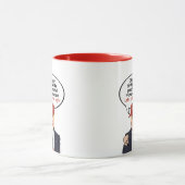 素晴らしい切札のバースデー・カードは- Biglyを祝おう マグカップ (中央)