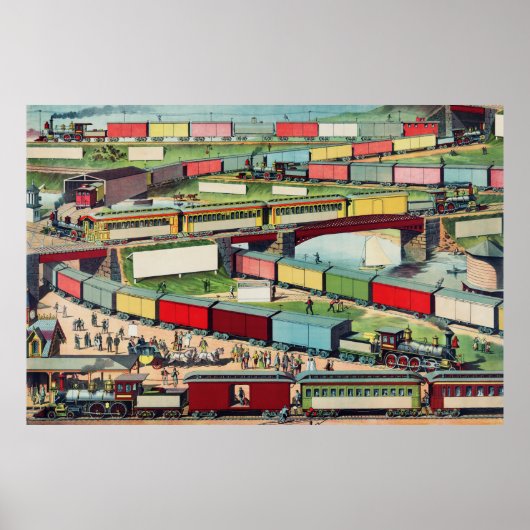 素晴らしい列車輸送ポスター ポスター (正面)