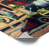 素晴らしい列車輸送ポスター ポスター (角)