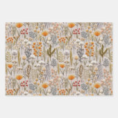 素晴らしい刺繍ラッピング紙シート ラッピングペーパーシート (正面)