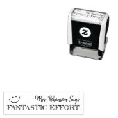 素晴らしい努力 |パーソナライズされた先生 セルフインキングスタンプ (インサイチュ)