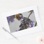 素晴らしい労働者を体現する 長方形シール (封筒)