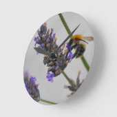 素晴らしい労働者を生み出す ラウンド壁時計 (傾斜)