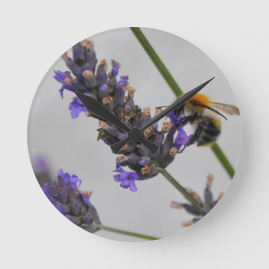 素晴らしい労働者を生み出す ラウンド壁時計 (正面)