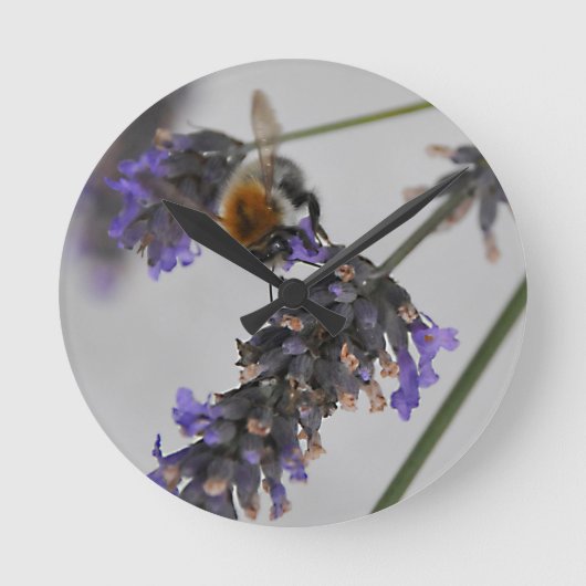 素晴らしい労働者を生み出す ラウンド壁時計 (正面)