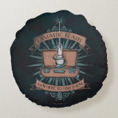 素晴らしい動物とどこで見つかるか?ブリーフケース™ ラウンドクッション (裏面)