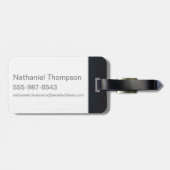 素晴らしい動物とどこで見つかるか？ブリーフケース™ ラゲッジタグ (裏面横)