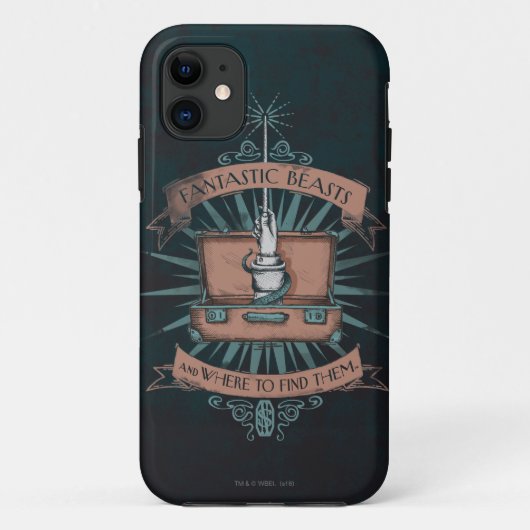 素晴らしい動物とどこで見つかるか?ブリーフケース™ Case-Mate iPhoneケース (裏面)