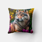 素晴らしい動物の可愛い装飾用クッション クッション (裏面)