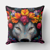 素晴らしい動物の可愛い装飾用クッション クッション (裏面)