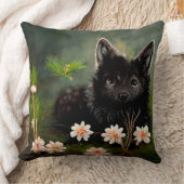 素晴らしい動物の可愛い装飾用クッション クッション (ブランケット)