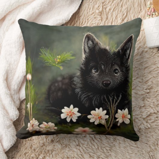 素晴らしい動物の可愛い装飾用クッション クッション (ブランケット)