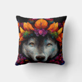 素晴らしい動物の可愛い装飾用クッション クッション (裏面)