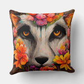 素晴らしい動物の可愛い装飾用クッション クッション (裏面)