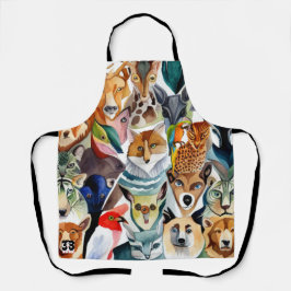 素晴らしい動物 エプロン