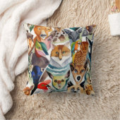 素晴らしい動物 クッション (ブランケット)