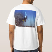 素晴らしい十分に開いたに… Tシャツ (裏面)