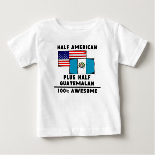 素晴らしい半分グアテマラの100%年 ベビーTシャツ