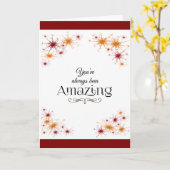 素晴らしい卒業おめでとう カード (黄色い花)