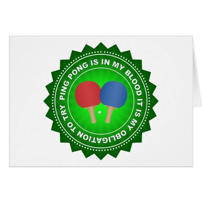 素晴らしい卓球の盾 (正面横)