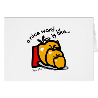 素晴らしい単語は金ゴールドのりんごのようです….Provの25:11