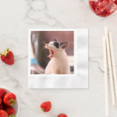 素晴らしい危険な猫 縁ありカクテルナプキン (インサイチュ)