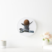 素晴らしい卵 ラウンド壁時計 (ホーム)