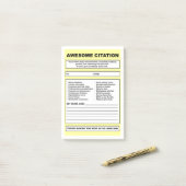 「素晴らしい参照」のポスト・イット ポストイット (デスク上)