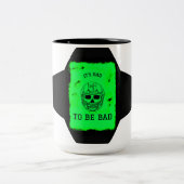 素晴らしい反乱コーヒーサッカースカル ツートーンマグカップ (中央)