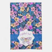 素晴らしい叔母バタフライギフト キッチンタオル (縦)