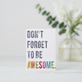 素晴らしい名刺があるためにカスタマイズ忘れないで下さい 名刺 (スタンド正面)