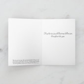 素晴らしい喜びのクリスマスカードの知らせ シーズンカード (内部)