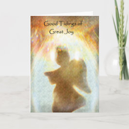 素晴らしい喜びのクリスマスカードの知らせ シーズンカード