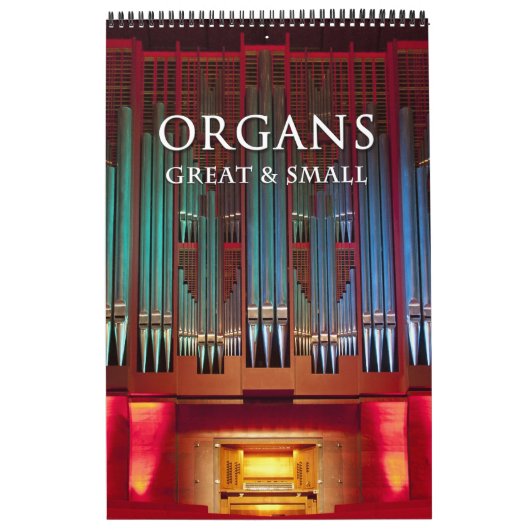 素晴らしい器官および小さいカレンダーの垂直 カレンダー (カバー)