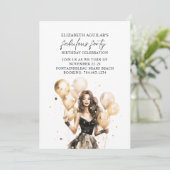 素晴らしい四十の誕生日パーティー 招待状 (スタンド正面)