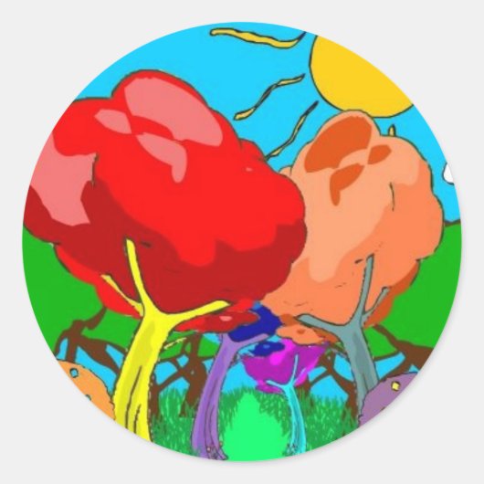 素晴らしい土地 ラウンドシール (正面)