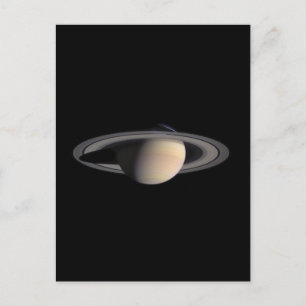 素晴らしい土星の写真　NASAから ポストカード