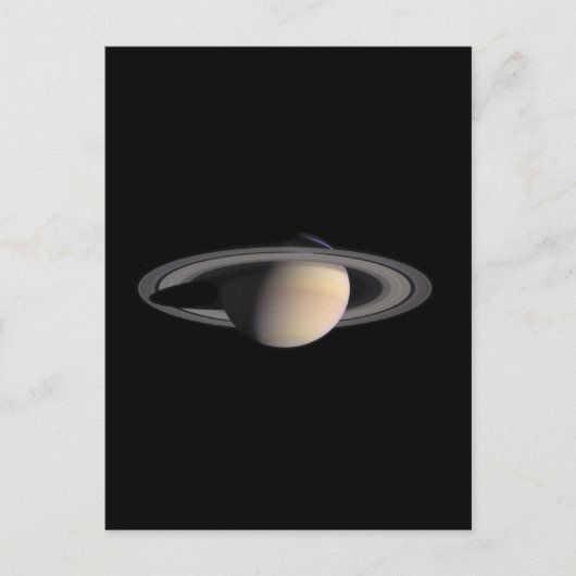 素晴らしい土星の写真 NASAから ポストカード (正面)
