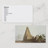 素晴らしい塔、Tanjoreの「東洋からのプレートXXIV 名刺 (正面/裏面)