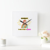 素晴らしい壁時計 スクエア壁時計 (ホーム)