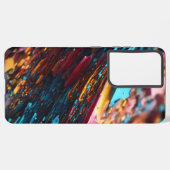 素晴らしい壁紙、3D、美しい、ドリッピーアブストラック SAMSUNG GALAXYケース (左側面)